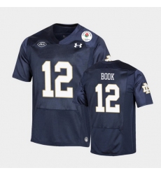 Men Notre Dame Fighting Irish Ian Book 2021 Rose Bowl Navy College Football Jersey