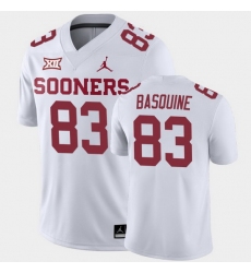 Oklahoma Sooners Nick Basquine White Away Men'S Jersey