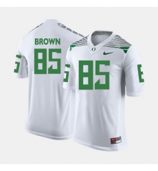 Men Oregon Ducks Pharaoh Brown College Football White Jersey