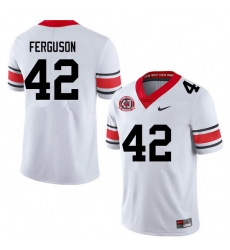 Men #42 Tauheed Ferguson Georgia Bulldogs College Football Jerseys Sale-40th Anniversary