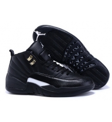 Air Jordan 12 The Master Black Rattan White Metallic Gold