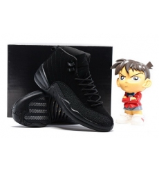 Jordan 12 Retro Men Shoes All Black