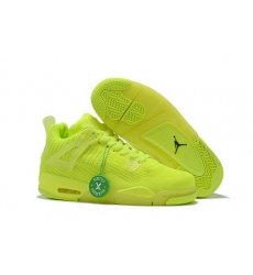 Air Jordan 4 Retro Weaving Green Men Shoes