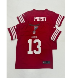 Toddlers San Francisco 49ers 13 Brock Purdy Red Vapor Untouchable Stitched Football Jersey