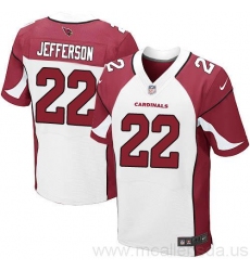 Nike Cardinals #22 Tony Jefferson White Mens Stitched NFL Elite Jersey