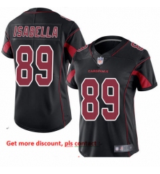 Cardinals 89 Andy Isabella Black Women Stitched Football Limited Rush Jersey