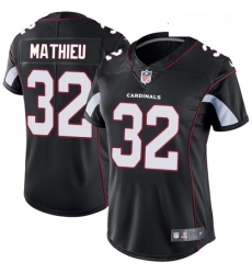 Womens Nike Arizona Cardinals 32 Tyrann Mathieu Black Alternate Vapor Untouchable Limited Player NFL Jersey