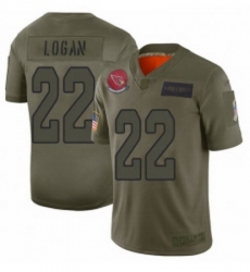 Youth Arizona Cardinals 22 T J Logan Limited Camo 2019 Salute to Service Football Jersey