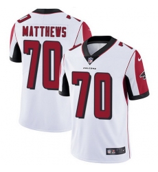 Falcons 70 Jake Matthews White Youth Stitched Football Vapor Untouchable Limited Jersey