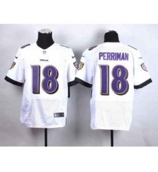 nike jerseys baltimore ravens 18 perriman white[Elite]