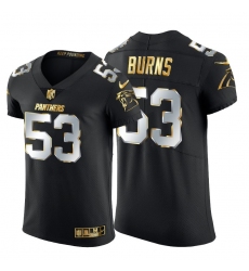 Carolina Panthers 53 Brian Burns Men Nike Black Edition Vapor Untouchable Elite NFL Jersey