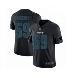 Mens Nike Carolina Panthers 59 Luke Kuechly Limited Black Rush Impact NFL Jersey