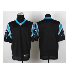 Nike Carolina Panthers Blank Black Elite NFL Jersey