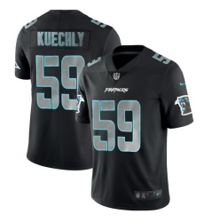 Nike Panthers 59 Luke Kechly Black Vapor Impact Limited Jersey