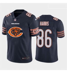 Nike Bears 86 Demetrius Harris Navy Team Big Logo Vapor Untouchable Limited Jersey