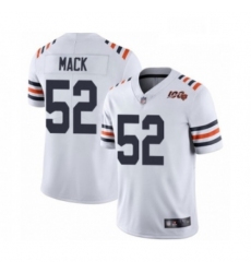 Youth Chicago Bears 52 Khalil Mack White 100th Season Limited Football Jersey