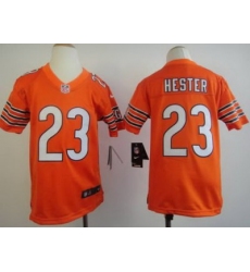 Youth Nike Chicago Bears 23 Devin Hester Orange NFL Jerseys