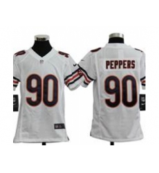 Youth Nike Youth Chicago Bears #90 Julius Peppers White jerseys