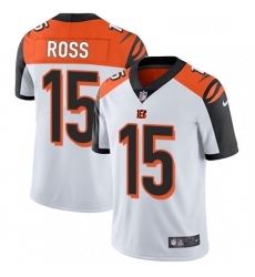 Mens Nike Cincinnati Bengals 15 John Ross Vapor Untouchable Limited White NFL Jersey