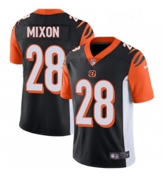 Mens Nike Cincinnati Bengals 28 Joe Mixon Vapor Untouchable Limited Black Team Color NFL Jersey