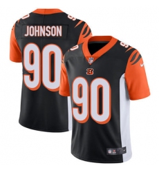 Nike Bengals #90 Michael Johnson Black Team Color Mens Stitched NFL Vapor Untouchable Limited Jersey