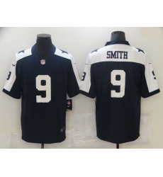 Men Dallas Cowboys 9 Smith Blue Nike Vapor Untouchable Limited 2021 NFL Jerseys