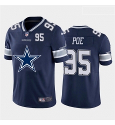 Nike Cowboys 95 Dontari Poe Navy Team Big Logo Number Vapor Untouchable Limited Jersey