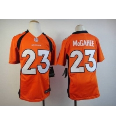 Nike Youth Denver Broncos #23 Willis McGahee Orange Jersey