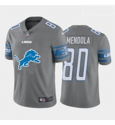 Nike Lions 80 Danny Amendola Gray Team Big Logo Vapor Untouchable Limited Jersey