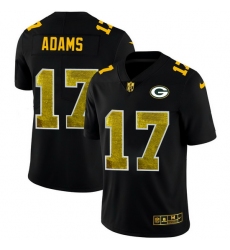 Green Bay Green Bay Green Bay Green Bay Packers 17 Davante Adams Men Black Nike Golden Sequin Vapor Limited NFL Jersey