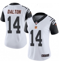 Womens Nike Cincinnati Bengals 14 Andy Dalton Limited White Rush Vapor Untouchable NFL Jersey