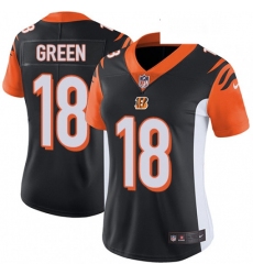 Womens Nike Cincinnati Bengals 18 AJ Green Elite Black Team Color NFL Jersey