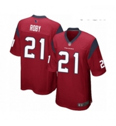 Men Houston Texans 21 Bradley Roby Game Red Alternate Football Jersey