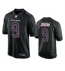 Men Houston Texans 9 Brevin Jordan Black Fashion Vapor Untouchable Limited Stitched Football Jersey