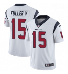 Men Nike Houston Texans 15 Will Fuller V Limited White Vapor Untouchable NFL Jersey