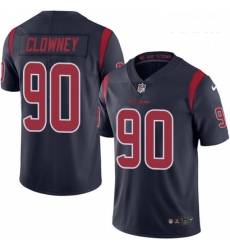 Youth Nike Houston Texans 90 Jadeveon Clowney Limited Navy Blue Rush Vapor Untouchable NFL Jersey