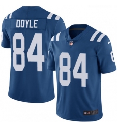 Youth Nike Indianapolis Colts 84 Jack Doyle Royal Blue Team Color Vapor Untouchable Limited Player NFL Jersey