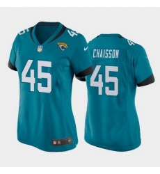 women k'lavon chaisson jacksonville jaguars teal game jersey 