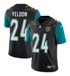 Nike Jaguars #24 T J  Yeldon Black Alternate Youth Stitched NFL Vapor Untouchable Limited Jersey