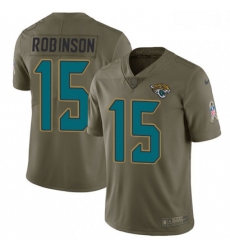 Youth Nike Jacksonville Jaguars 15 Allen Robinson Limited Olive 2017 Salute to Service NFL Jersey