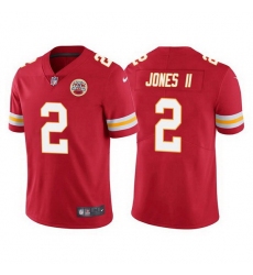 Men Kansas City Chiefs 2 Ronald Jones II White Vapor Untouchable Limited Stitched Football jersey