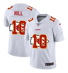 Nike Chiefs 10 Tyreek Hill White Shadow Logo Limited Jersey