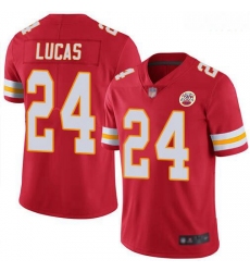 Nike Chiefs 24 Jordan Lucas Red Vapor Untouchable Limited Jersey