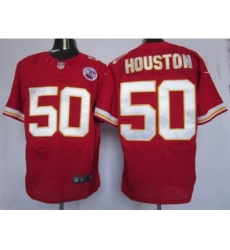 Nike Kansas City Chiefs 50 Justin Houston Red Elite NFL Jersey