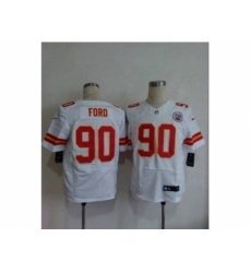 Nike Kansas City Chiefs 90 Dee Ford white Elite NFL Jersey