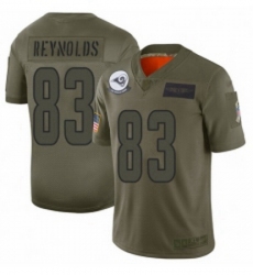 Men Los Angeles Rams 83 Josh Reynolds Limited Camo 2019 Salute to Service Football Jersey