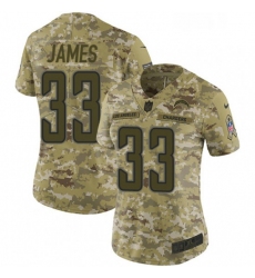 Womens Nike Los Angeles Chargers 33 Derwin James Limited Camo 2018 Salute to Service NFL Jersey