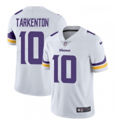 Youth Nike Minnesota Vikings 10 Fran Tarkenton White Vapor Untouchable Limited Player NFL Jersey