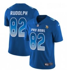 Youth Nike Minnesota Vikings 82 Kyle Rudolph Limited Royal Blue 2018 Pro Bowl NFL Jersey