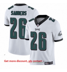 Eagles 26 Miles Sanders White Men Stitched Football Vapor Untouchable Limited Jersey